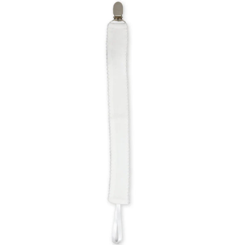 Legacy Pacifier Clip: Park White