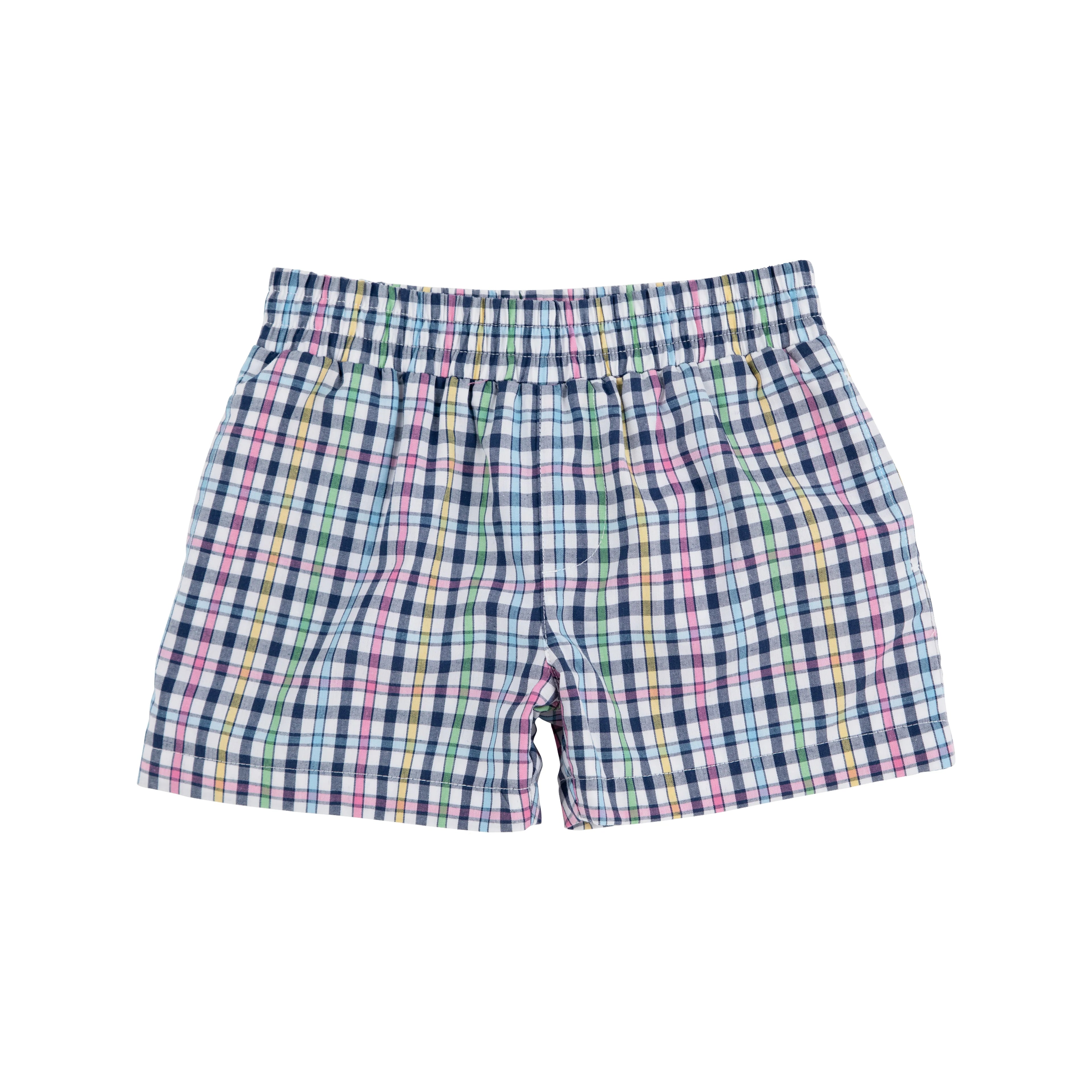 TBBC Sheffield Shorts: Pier Point Plaid/Nantucket Navy