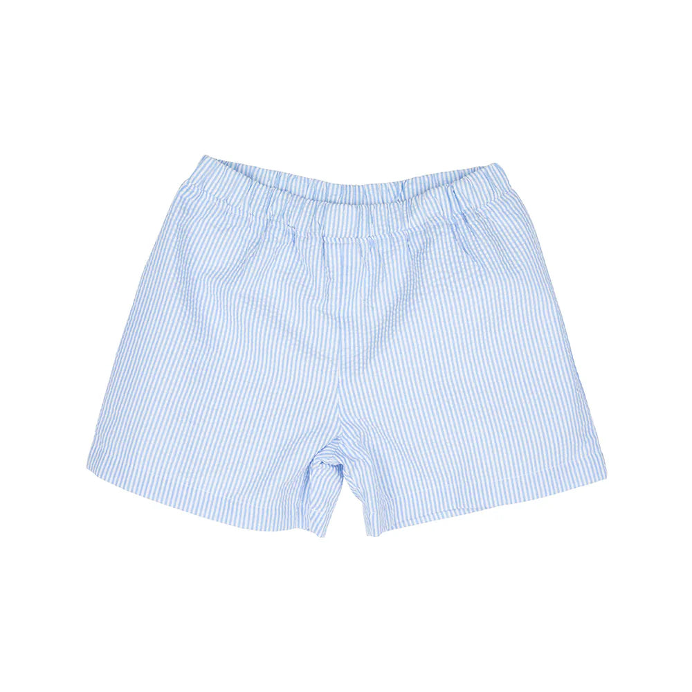TBBC Shelton Shorts: Breakers Blue Seersucker