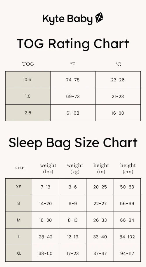 Kyte Baby Sleep Bag: 2.5 TOG