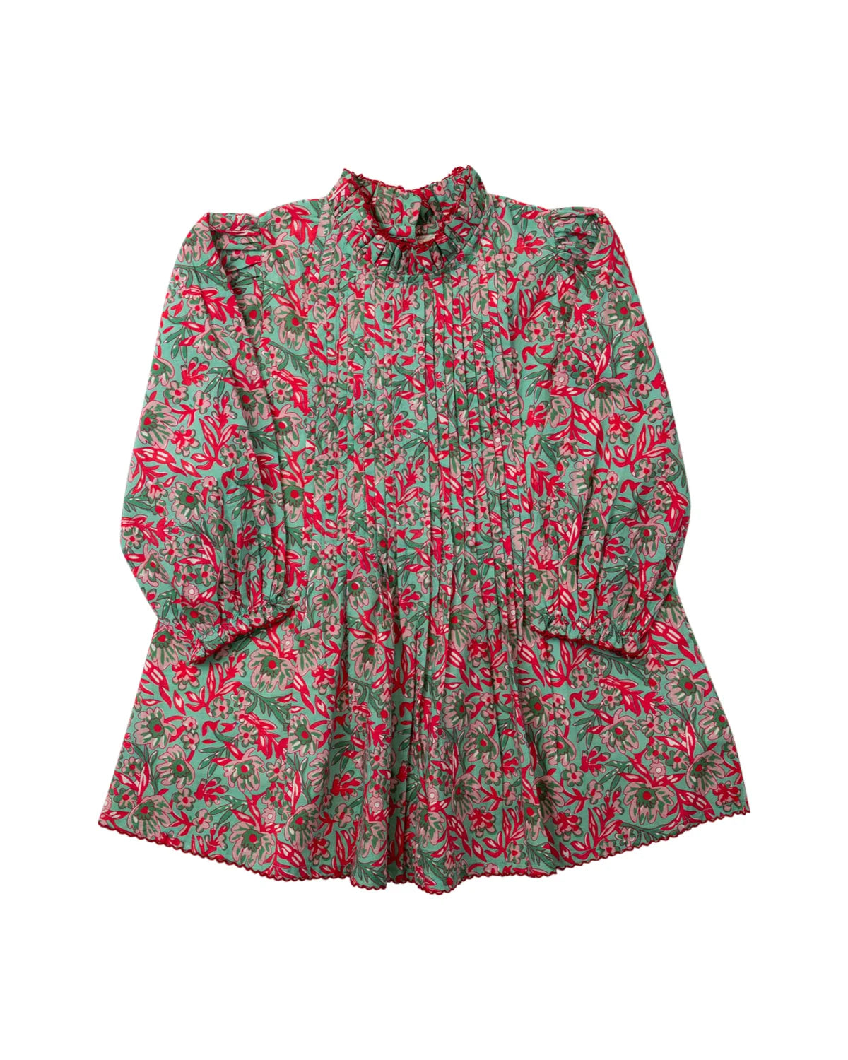 Mistletoe Pintuck Pleat Dress