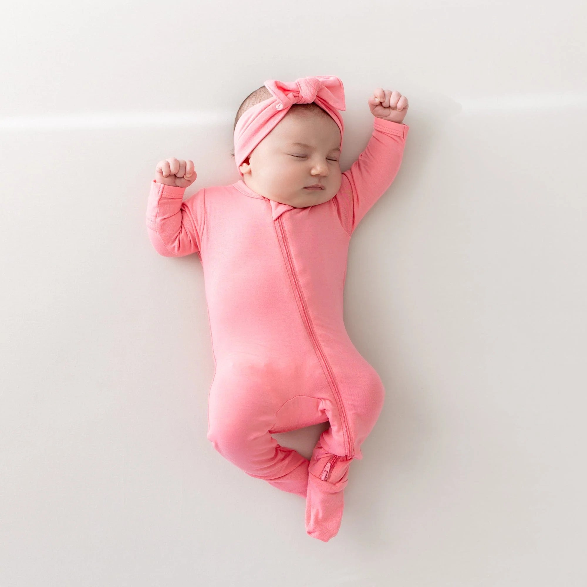 Kyte Baby Zippered Footie: Spring Solids