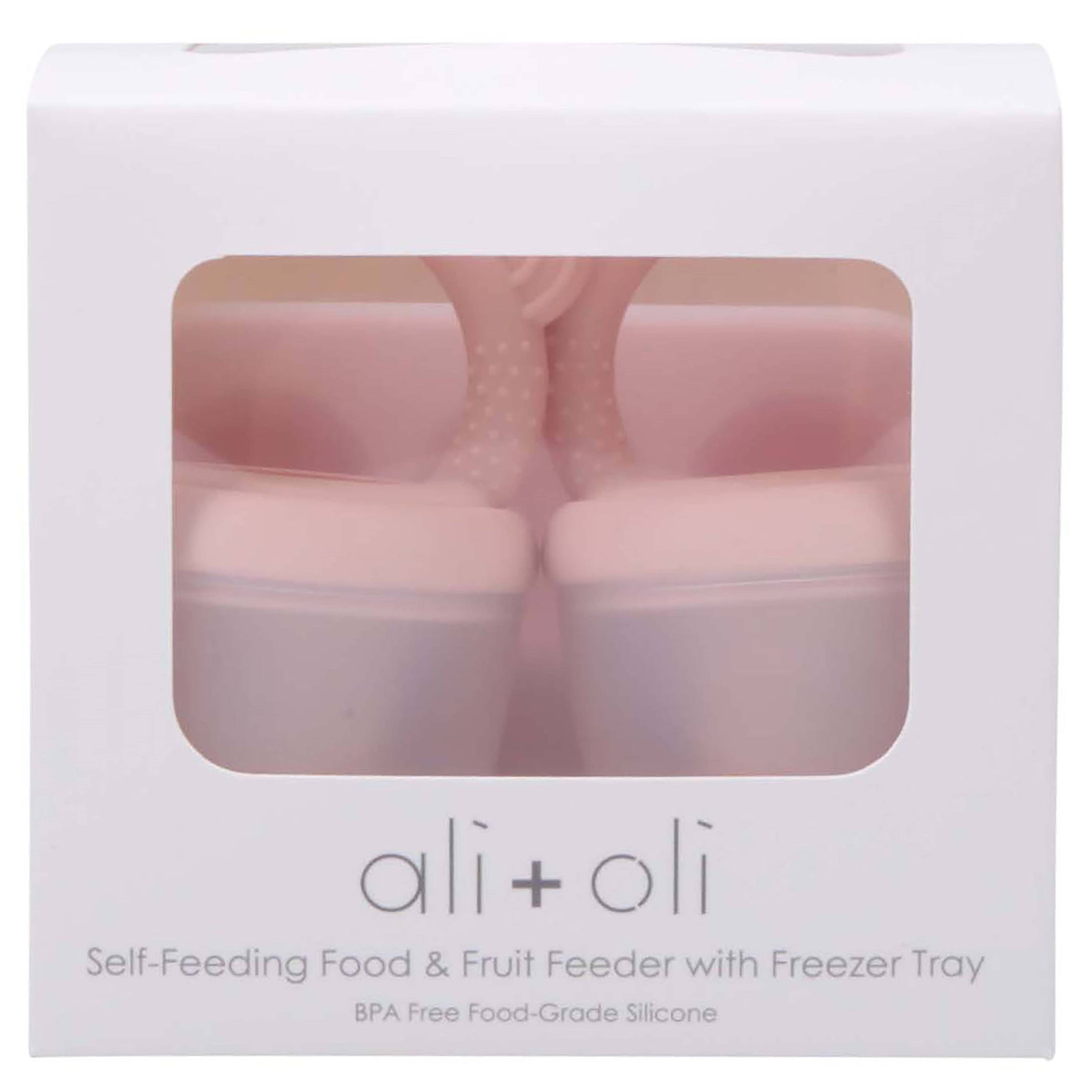 Food & Fruit Pacifier Feeder & Freezer Tray (Pink-Pink) 3pc