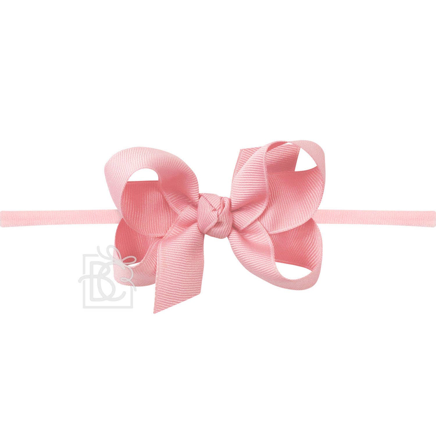 3.5" Infant Headband Hairbow: Pink