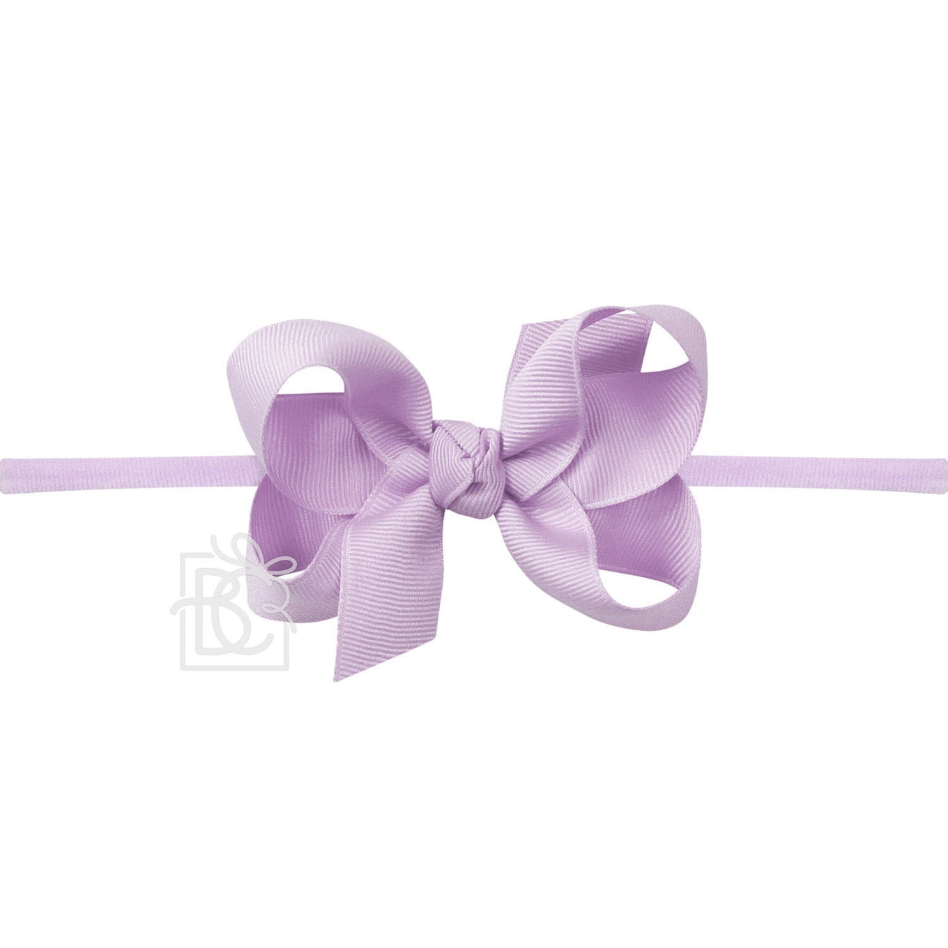 3.5" Infant Headband Hairbow: Light Orchid