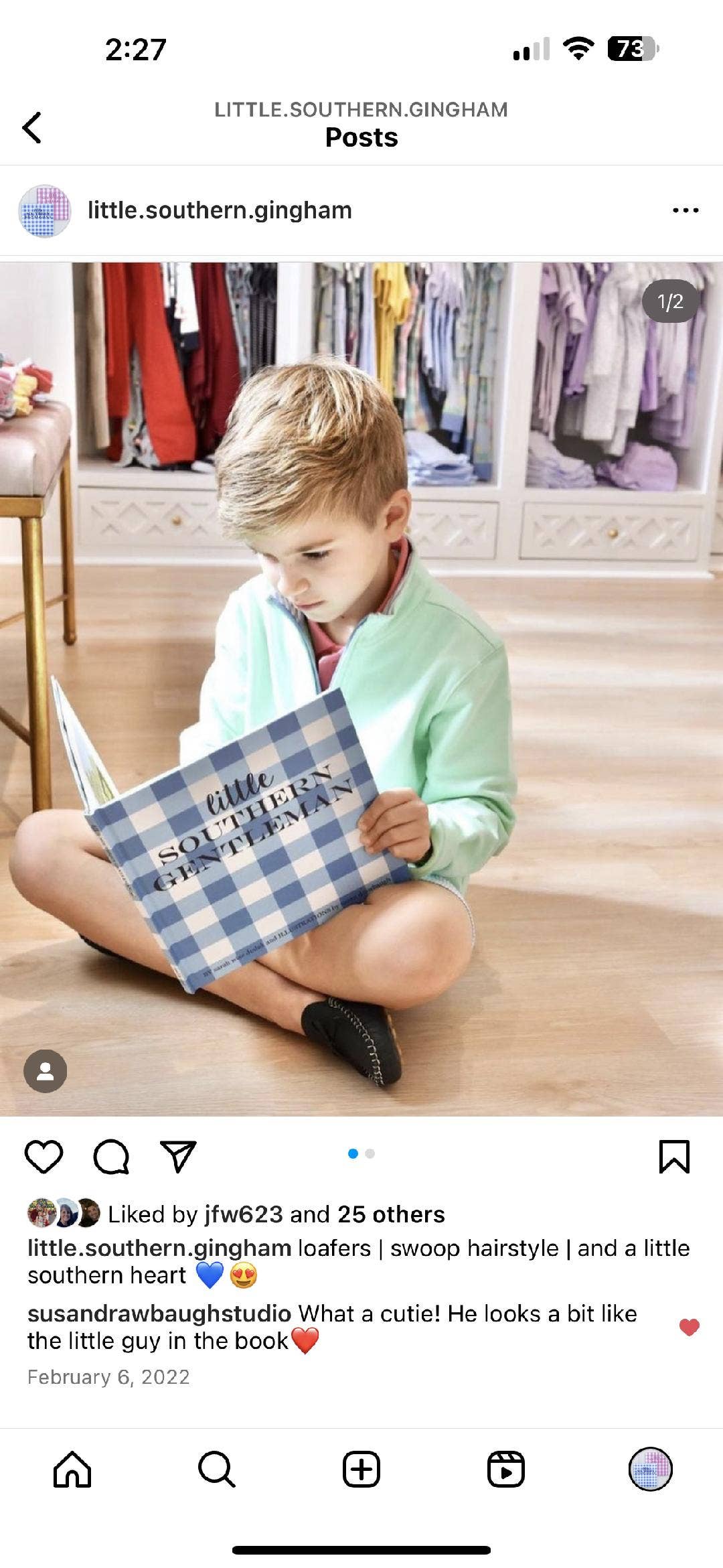Little Southern Gingham: Little Southern Gentleman Book