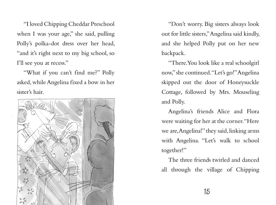 Angelina Ballerina: Best Big Sister Ever! Hardcover Book
