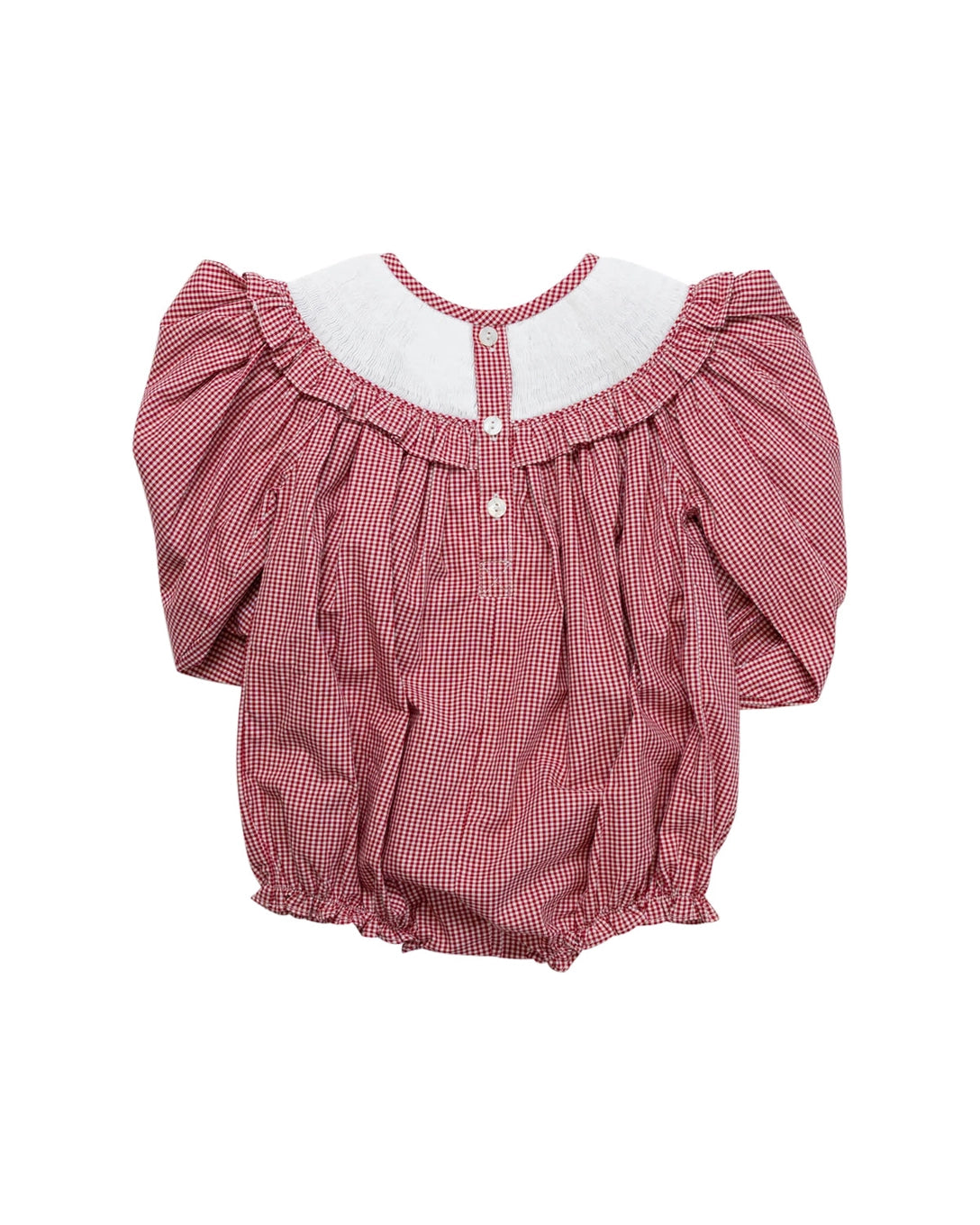 Candy Cane Smocked Bubble