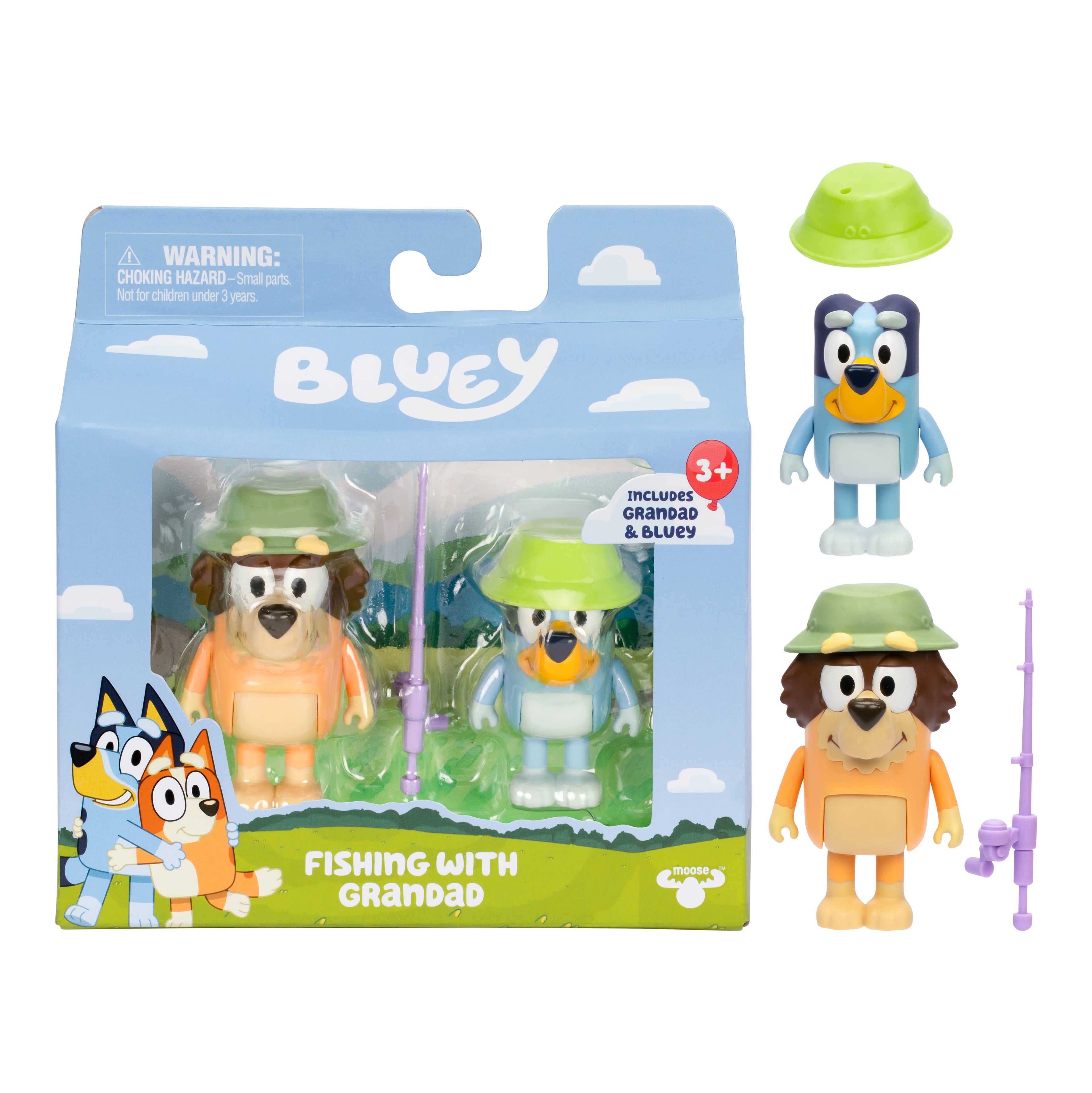 Moose Toys Bluey 2 Pack Figurine Set