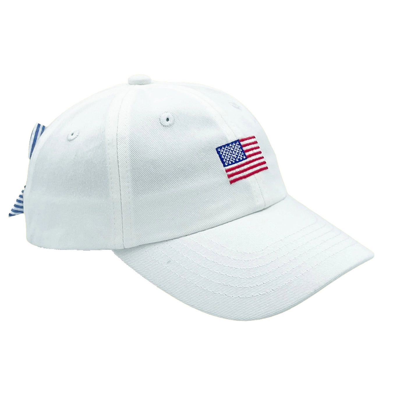 American Flag Bow Baseball Hat