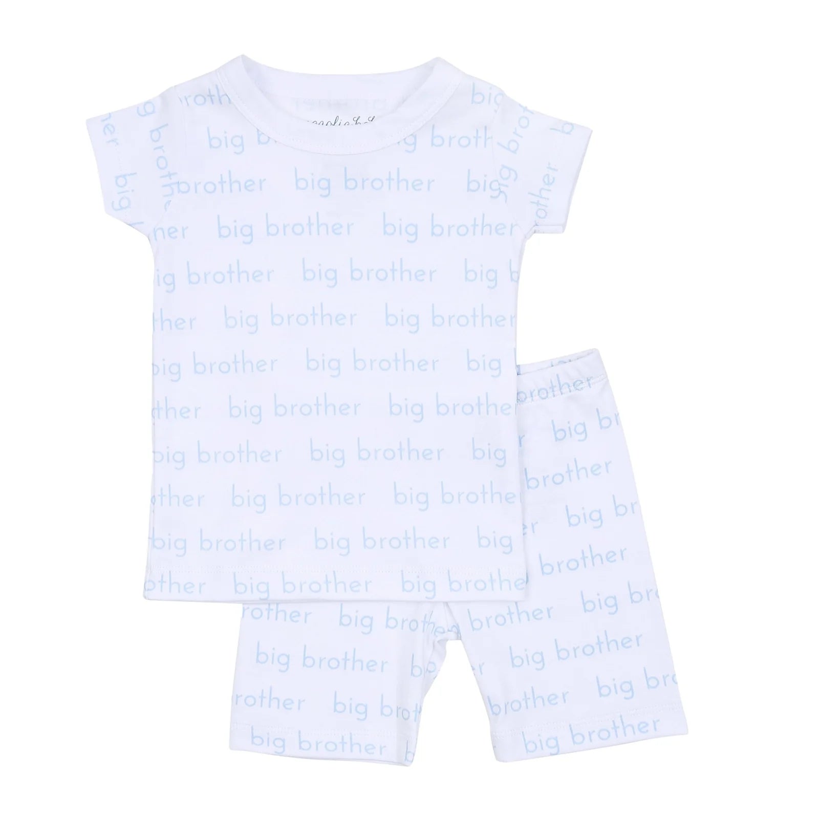 "Big Brother" Printed 2-Piece Short PJ Set