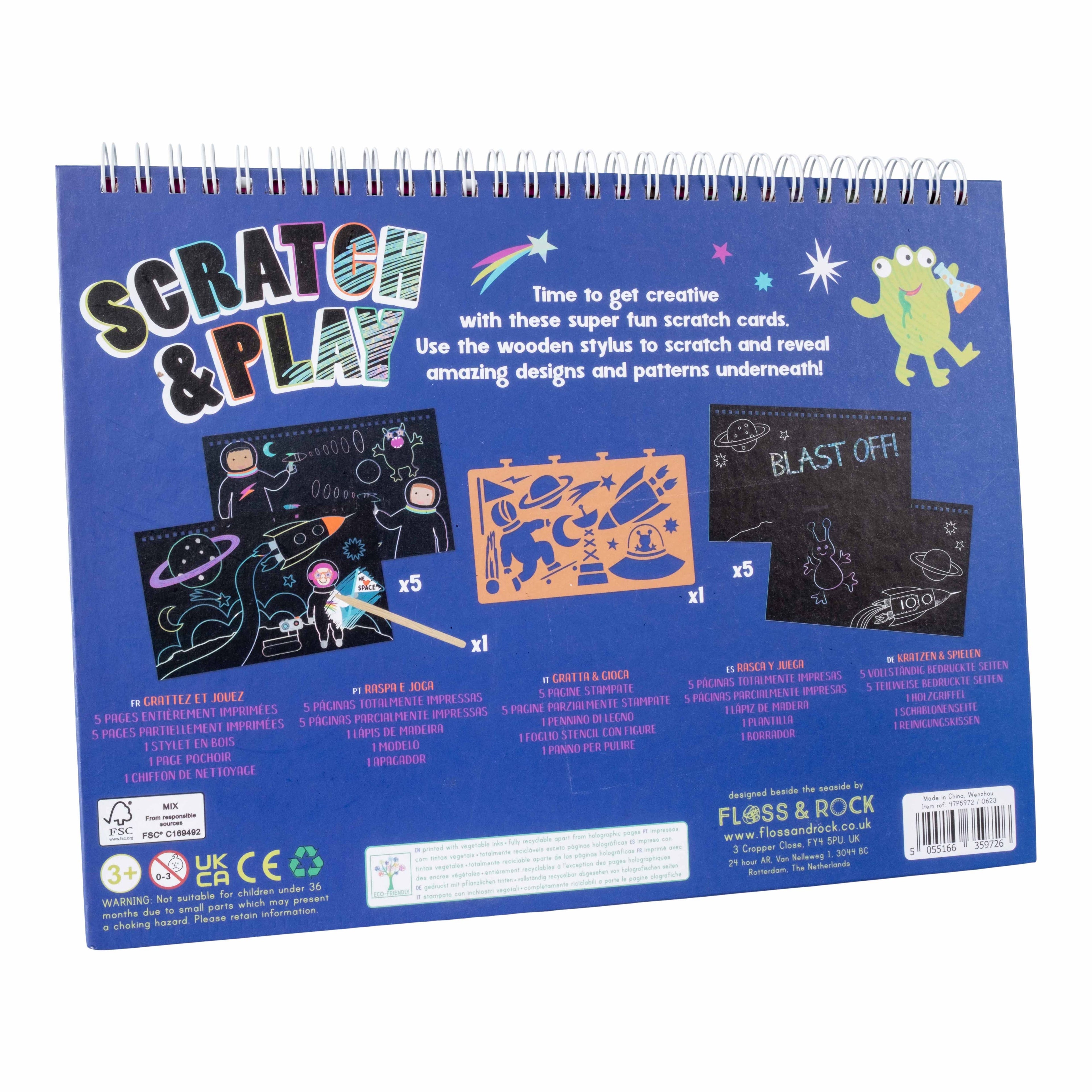 Space Scratch & Play Book