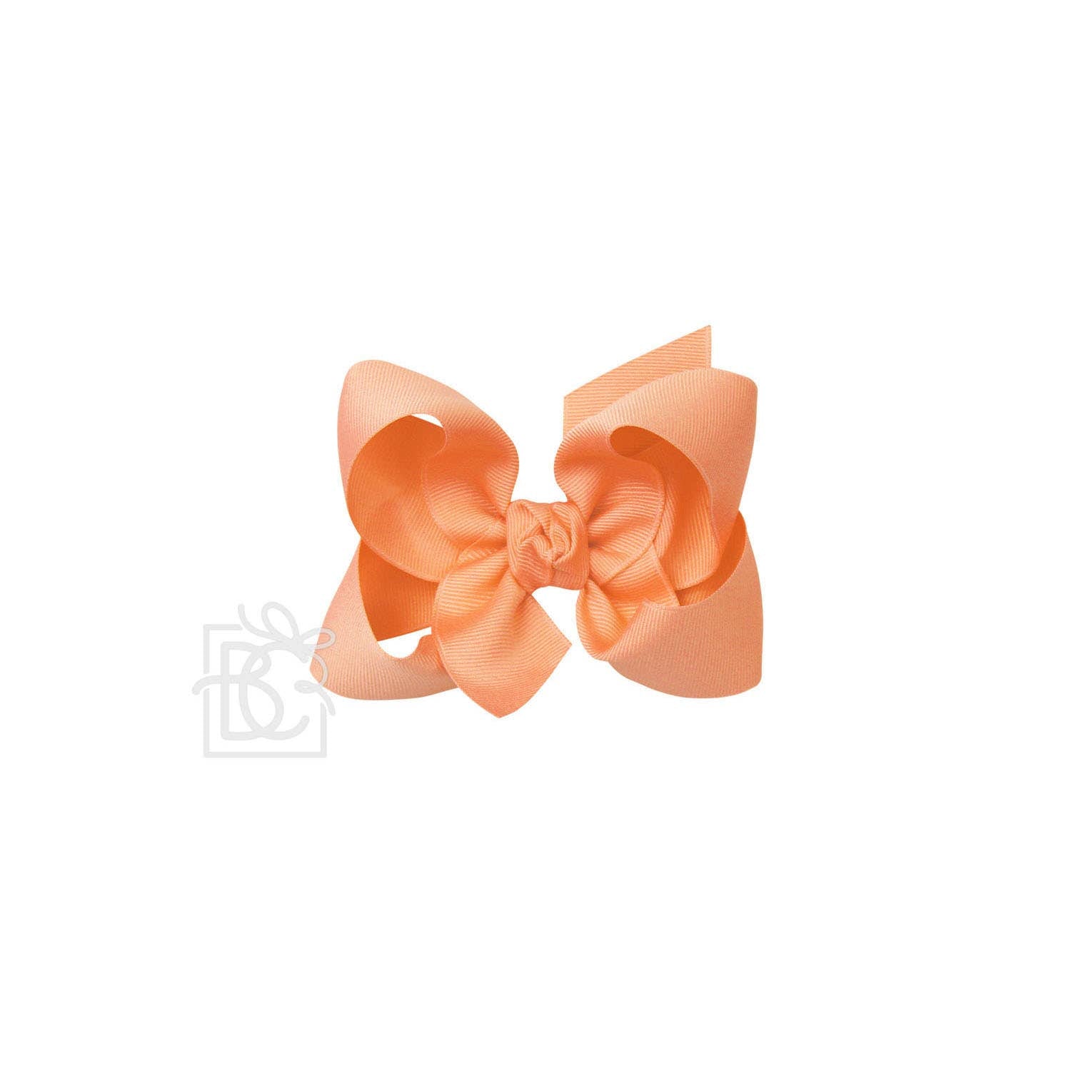 4.5" Hairbow on Alligator Clip: Creamsicle
