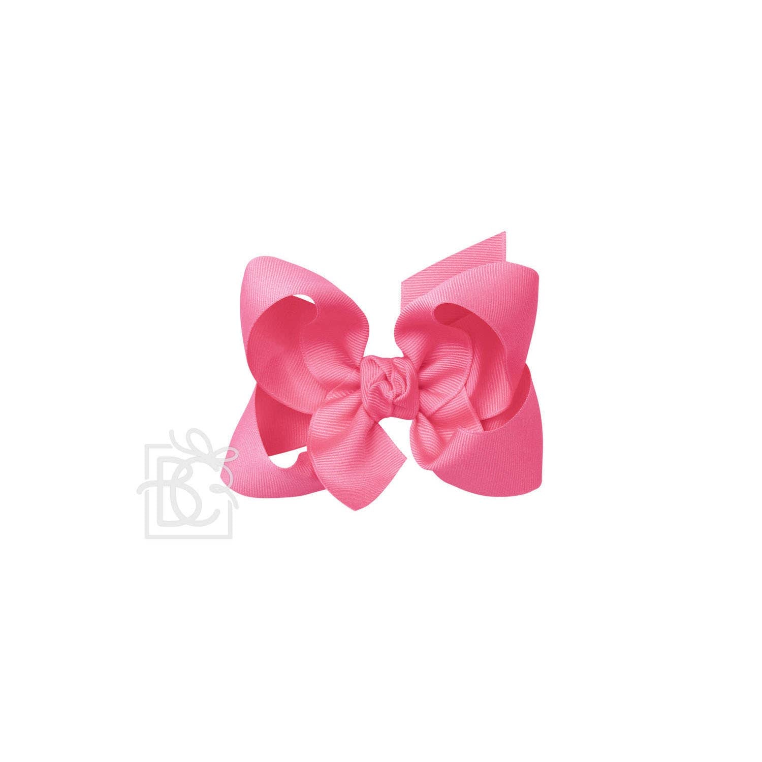 4.5" Hairbow on Alligator Clip: Hot Pink