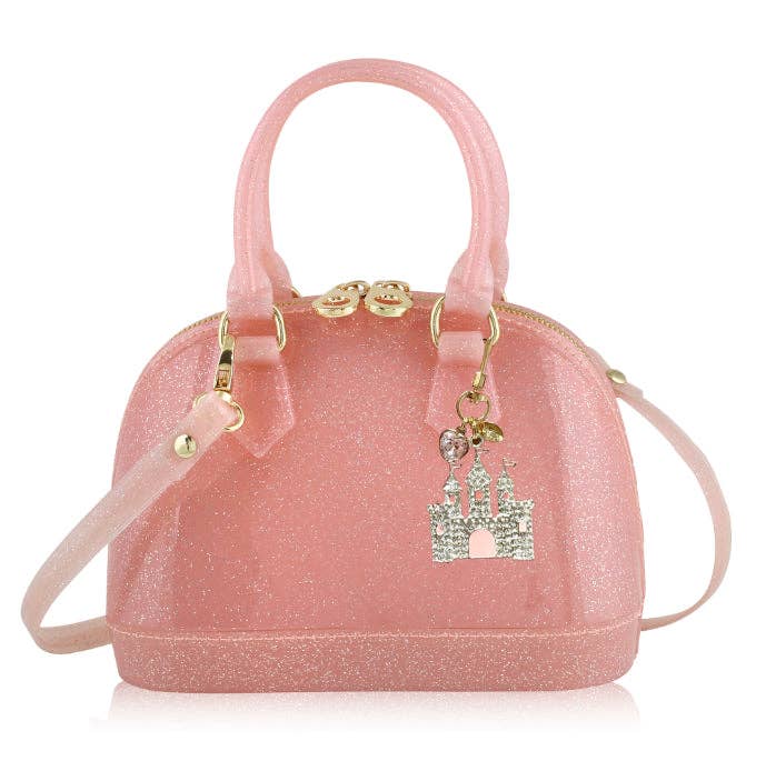 Cate Lt Pink Sparkle Handbag: Crystal Castle Edition