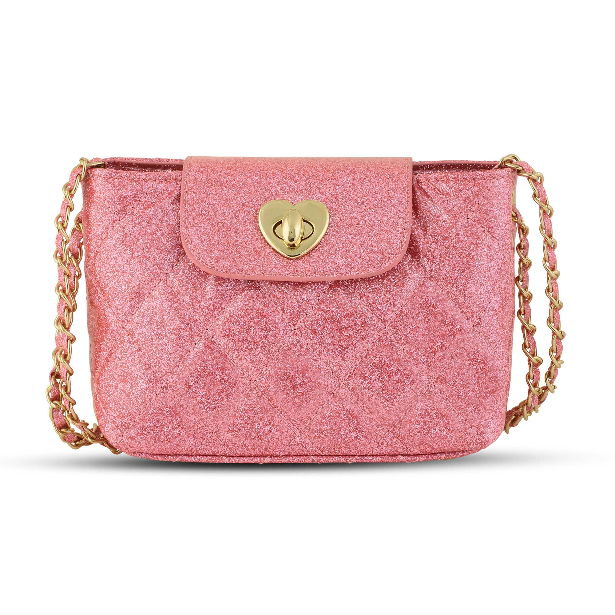 Paige Handbag: Purple Glitter