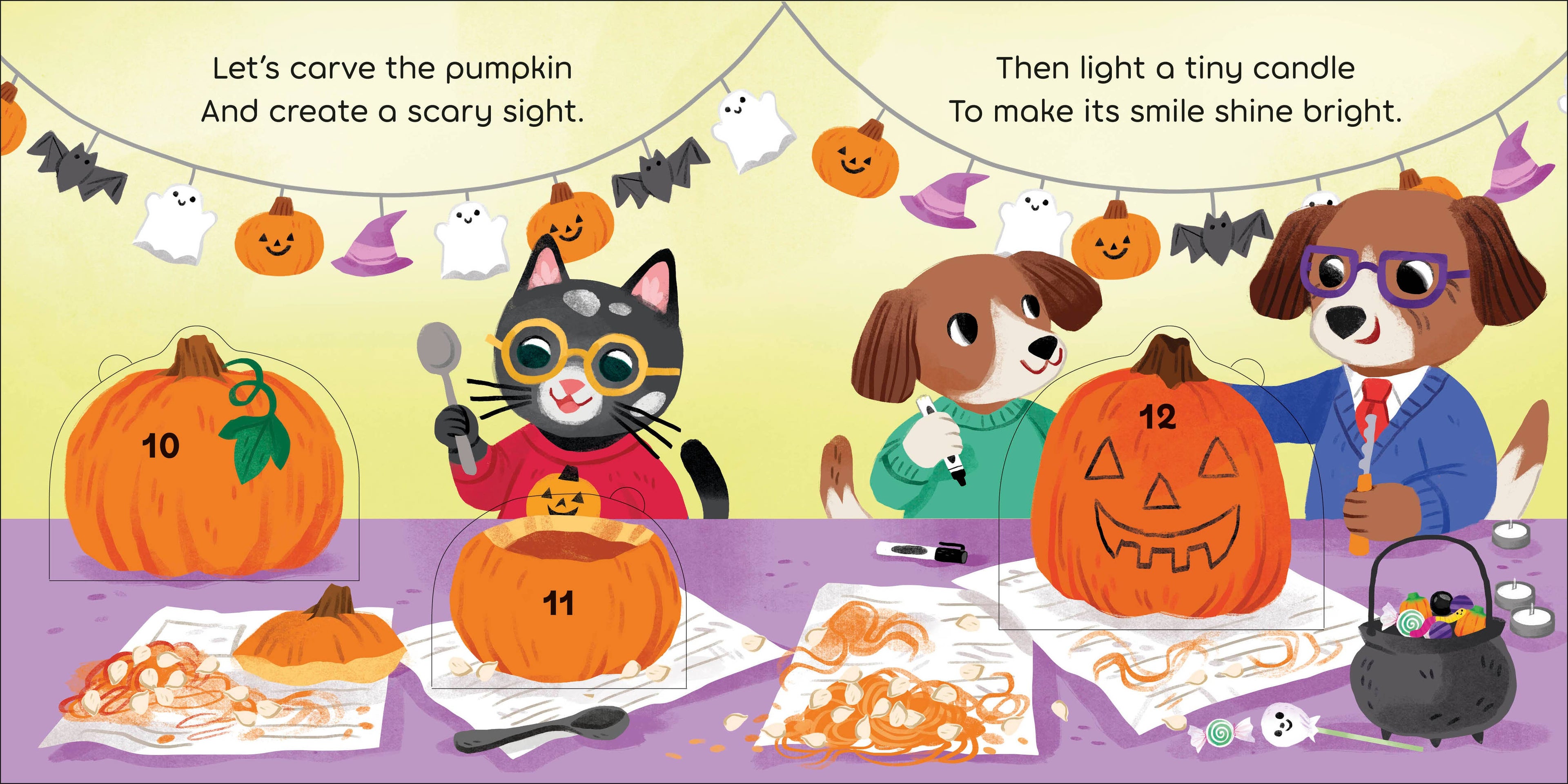 Countdown To Halloween Board Book