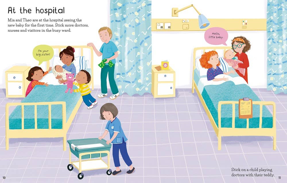 First Sticker Book: The New Baby
