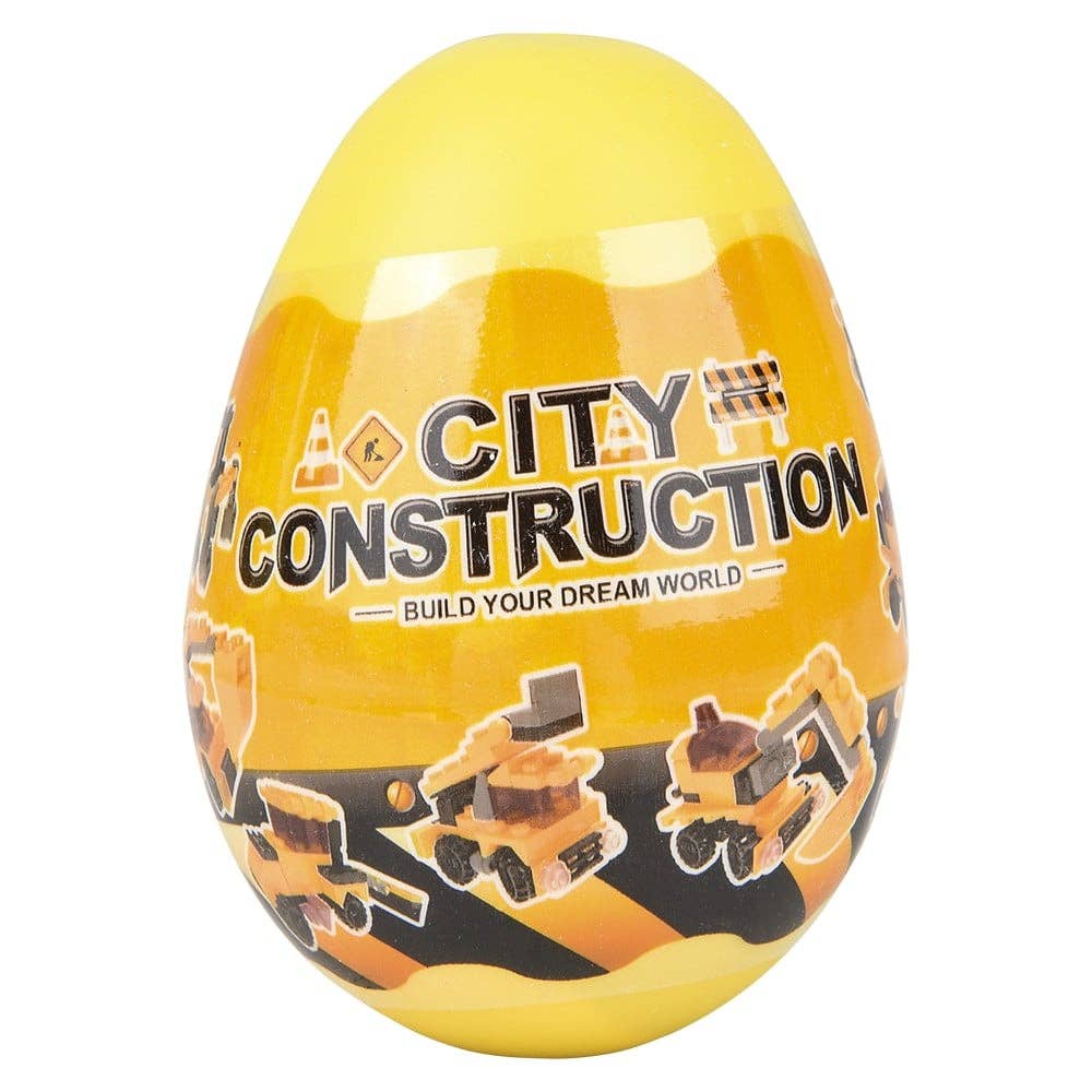 3" Building Block Construction Truck Car Toys in Egg