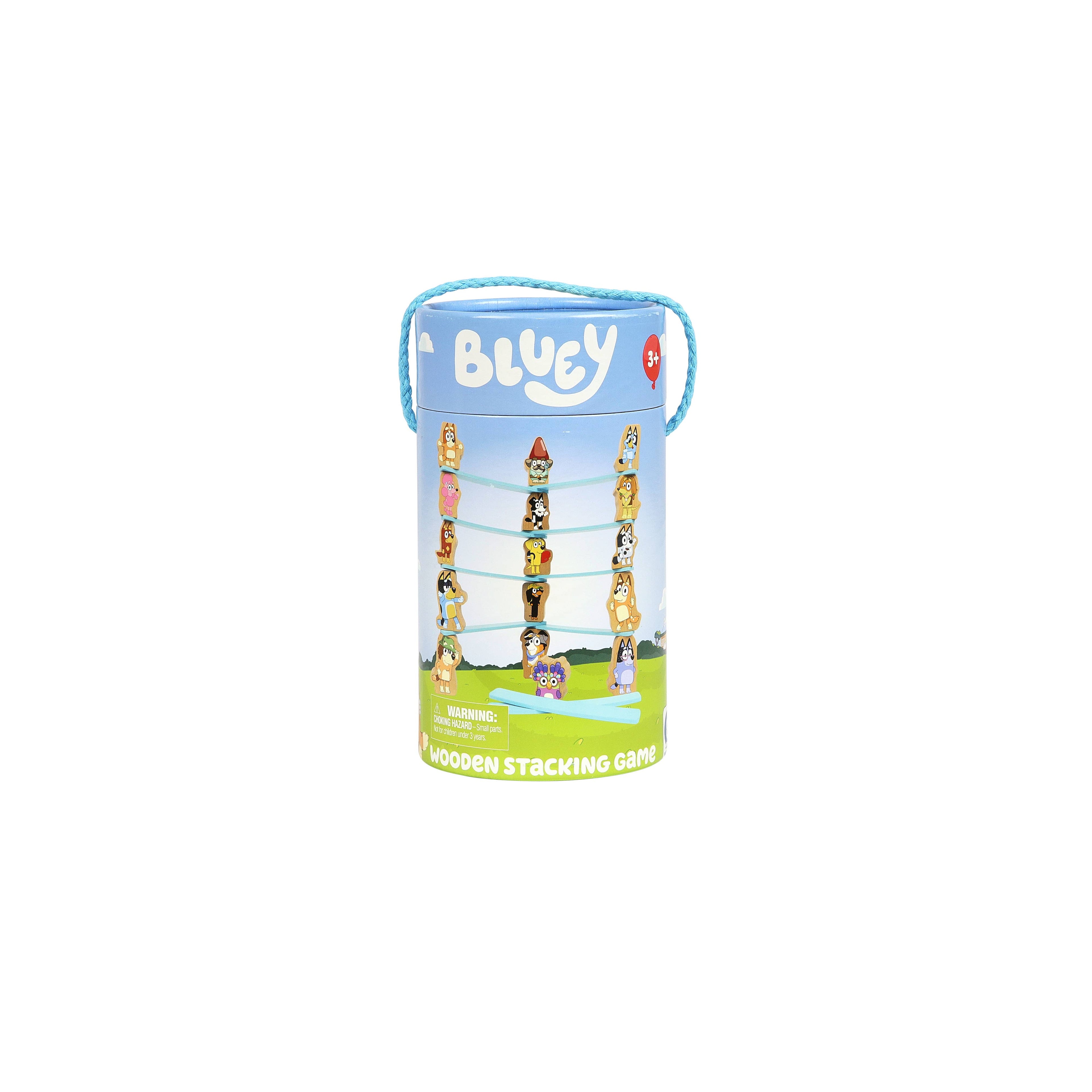 Moose Toys Bluey Wooden Stacking Game