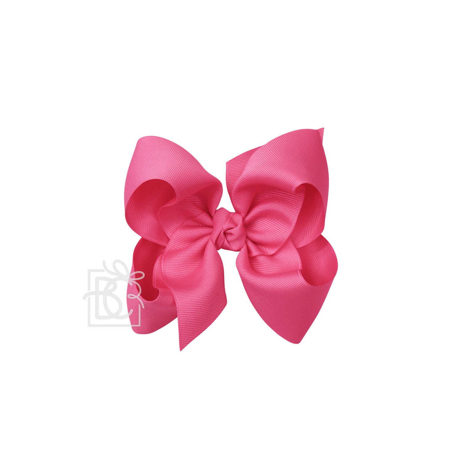 5.5" Hairbow on Alligator Clip: Fuchsia