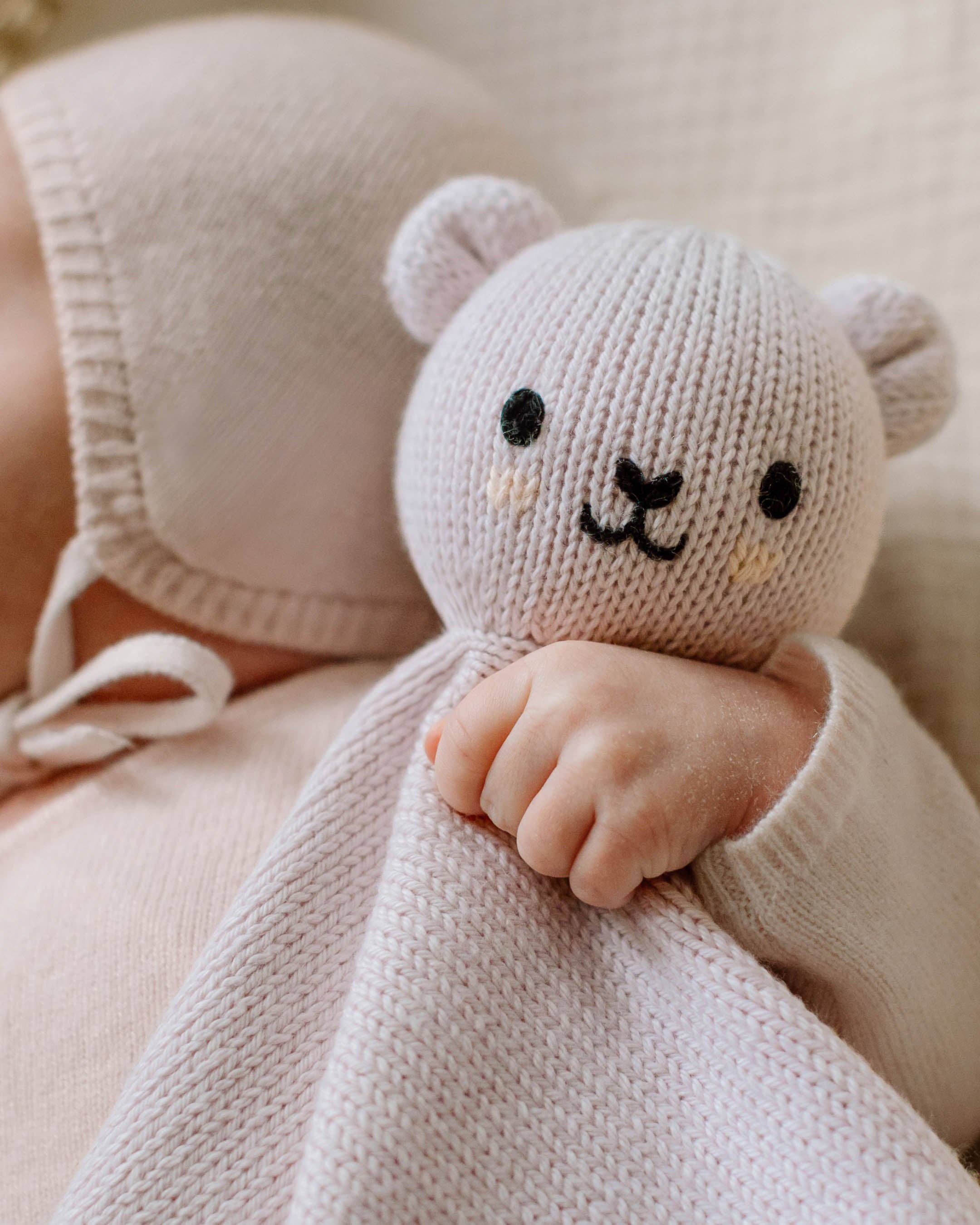 Cuddle + Kind Baby Bear Lovey: Lavender