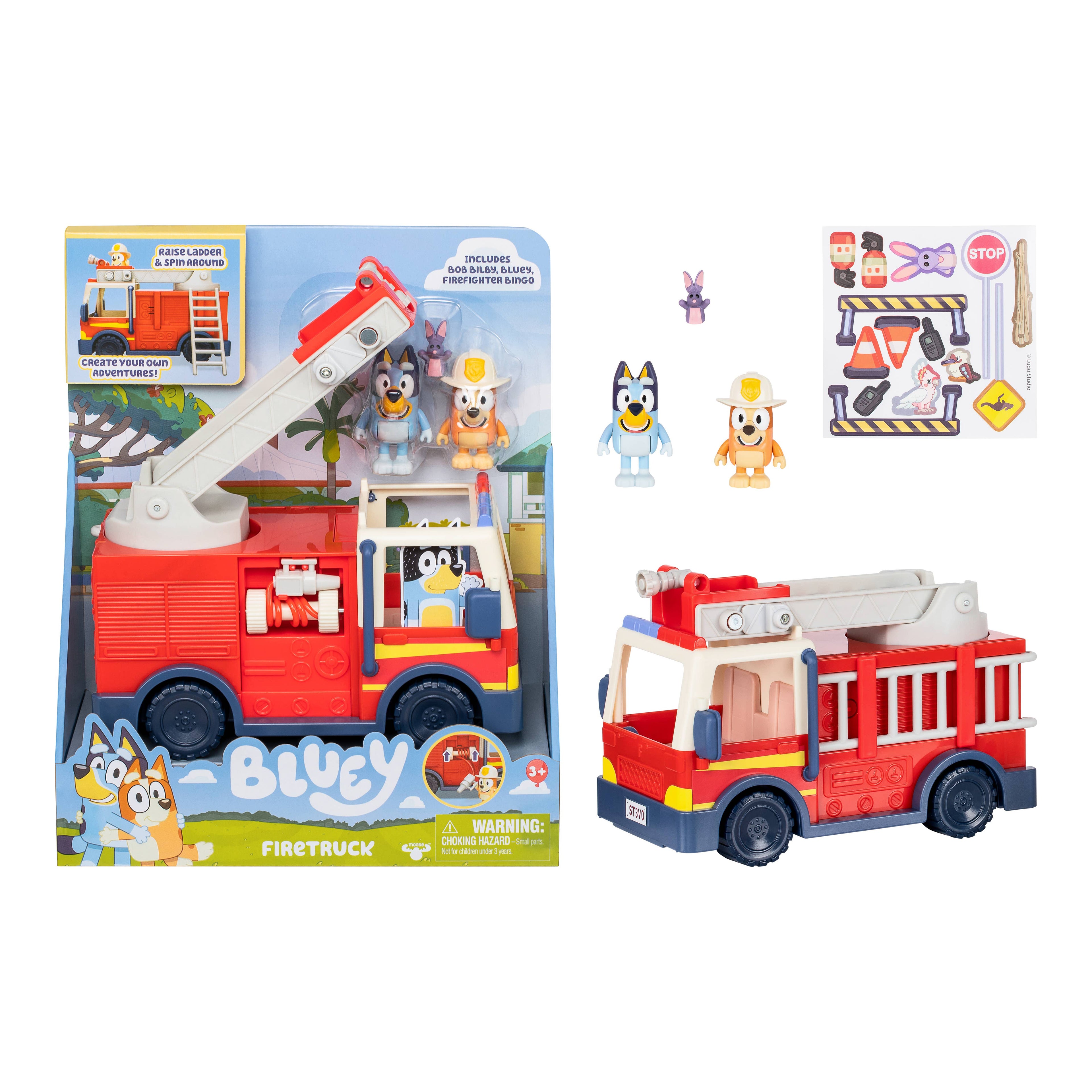 Moose Toys Bluey Firetruck Toy