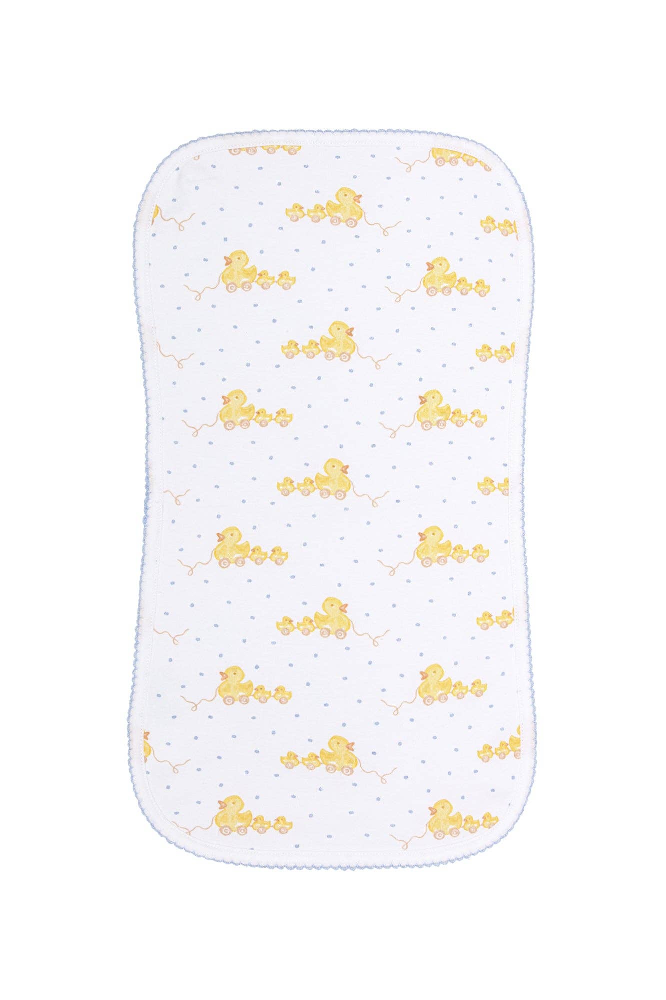 Blue Ducks Print Burp Cloth
