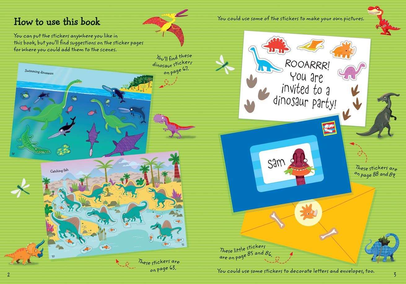 1000 Dinosaur Stickers Activity Book