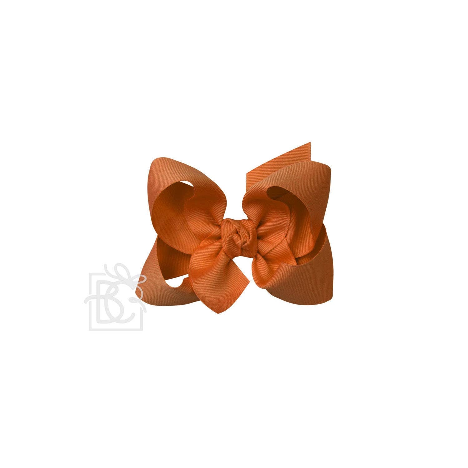 4.5" Hairbow on Alligator Clip: Ginger