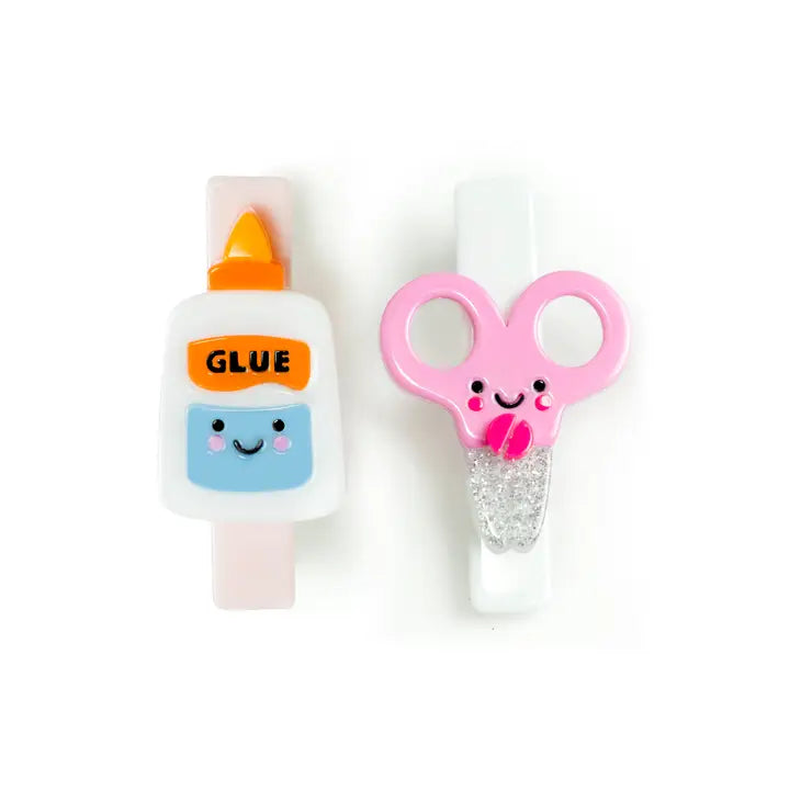 Scissor & Glue Hair Clips