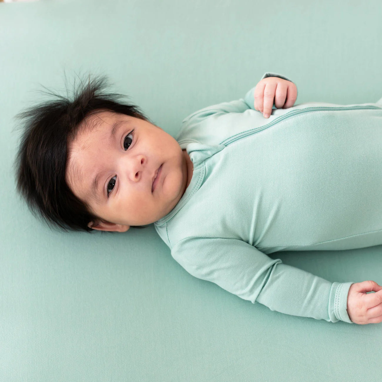 Kyte Baby Zippered Footie: Spring Solids