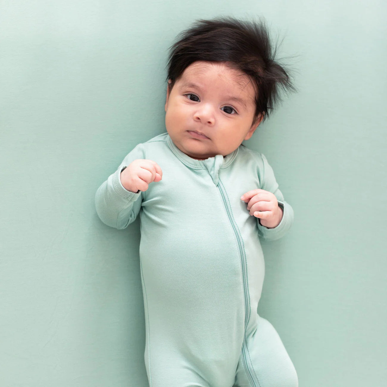 Kyte Baby Zippered Footie: Spring Solids