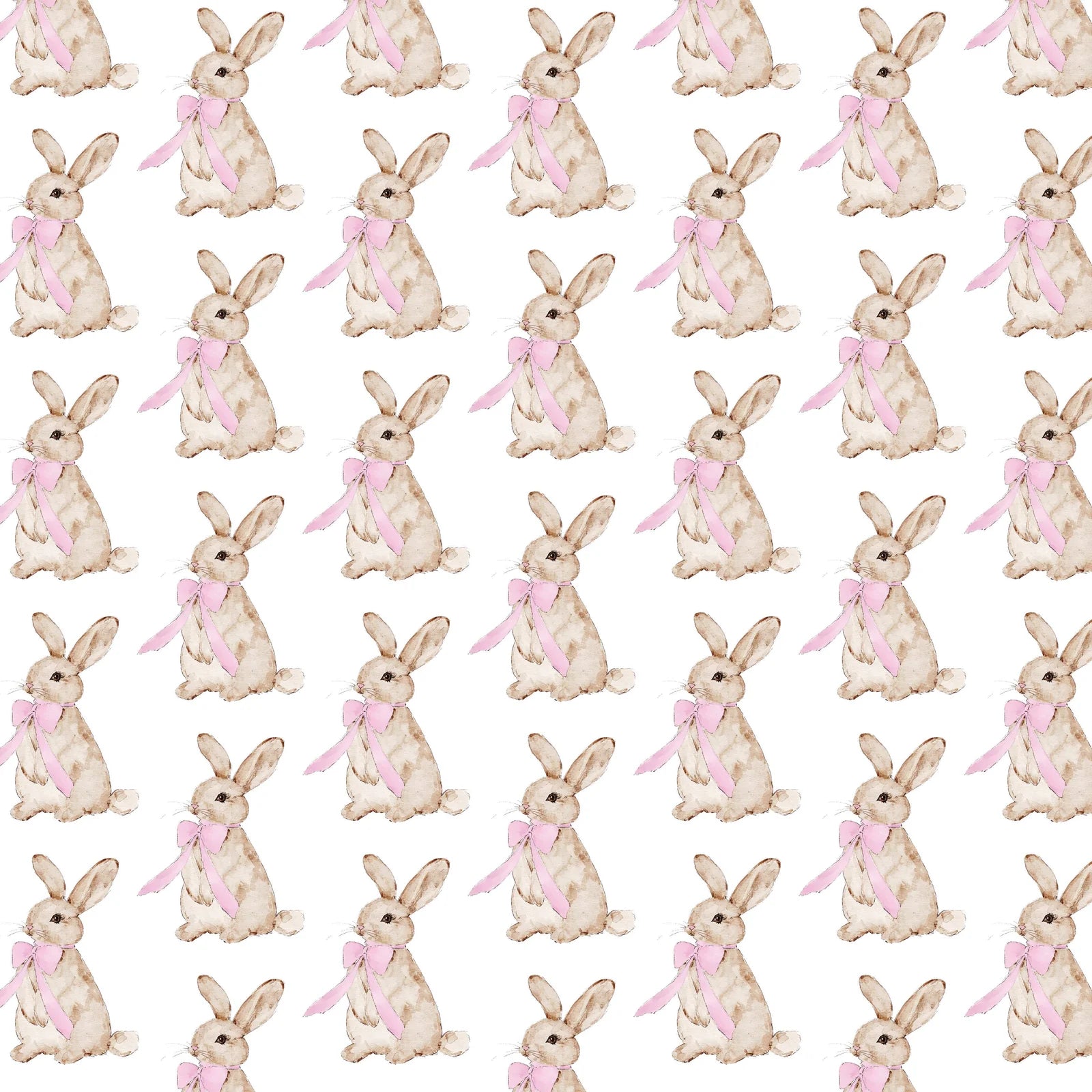 Libbie Dress: Pink Easter Bunnies