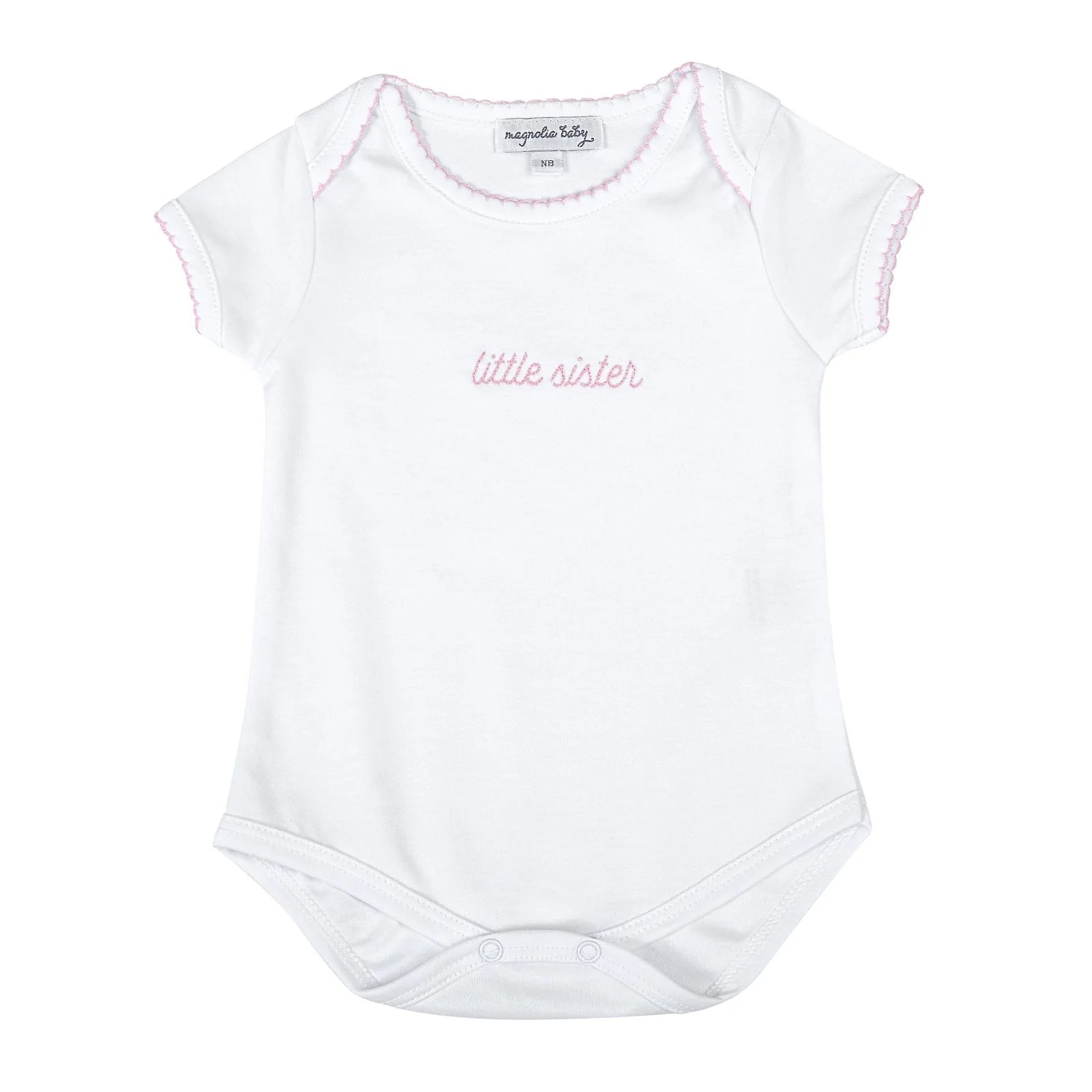 "Little Sister" Embroidered Bodysuit