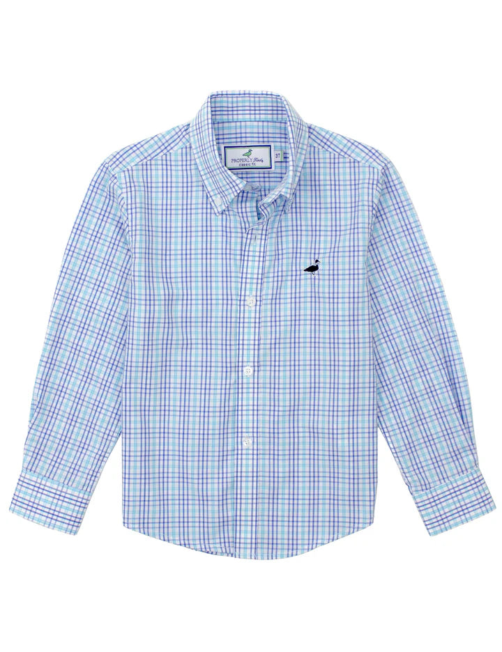 Boys Seasonal Sportshirt: Deane Check