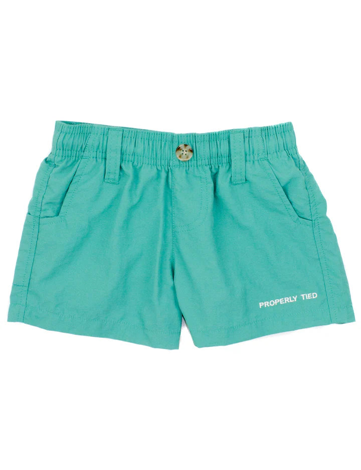 Properly Tied Mallard Shorts: Soft Green