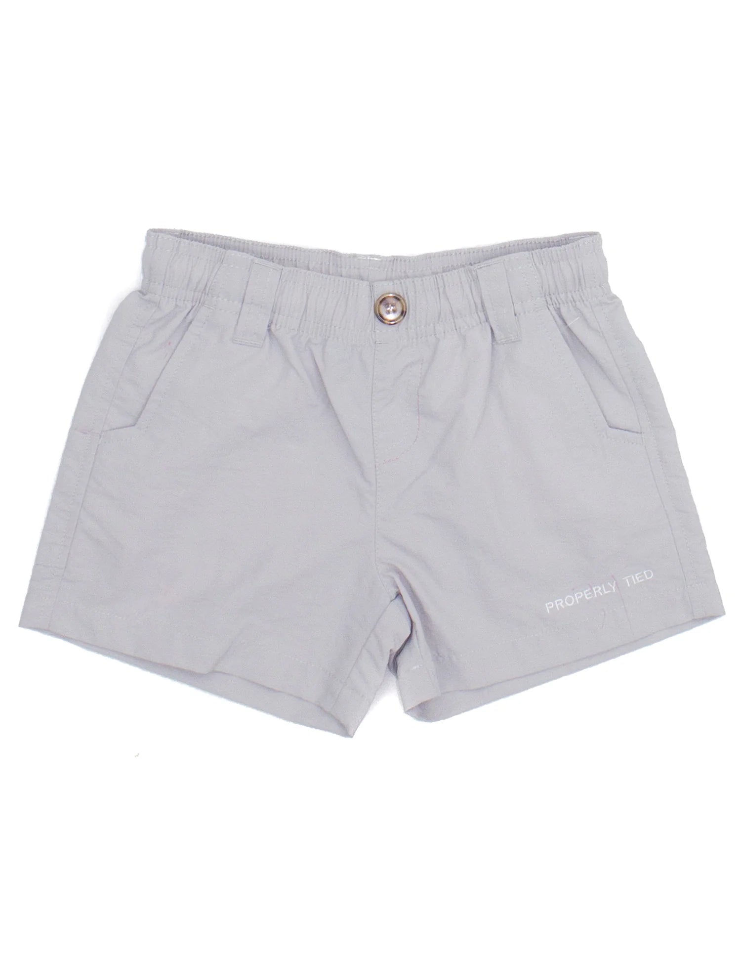 Properly Tied Mallard Shorts: Light Grey