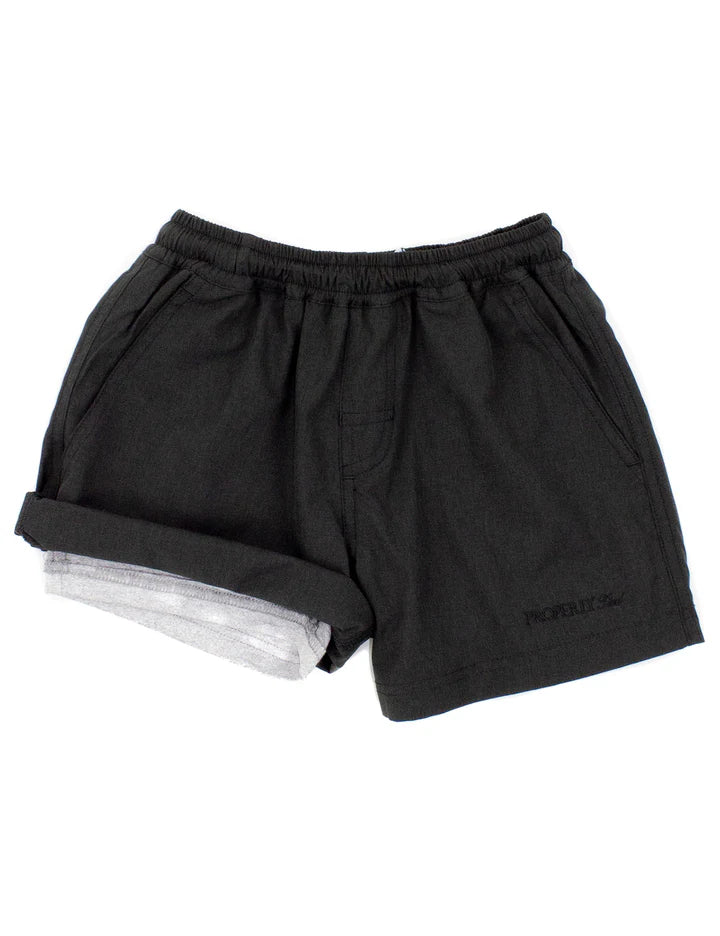 Boys Ace Short: Pitch Black