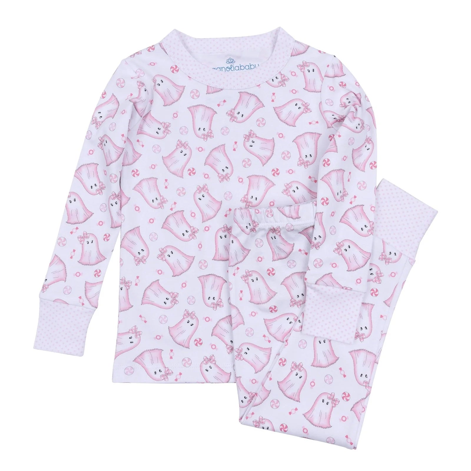 My Little Boo Long Pajamas: Light Pink