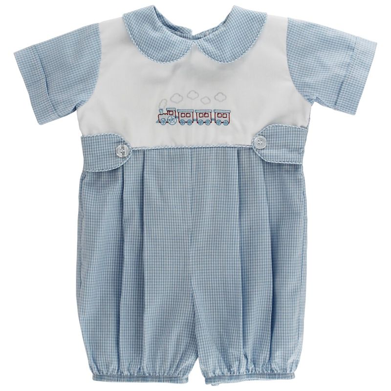 Choo Choo Embroidered Dressy Bubble