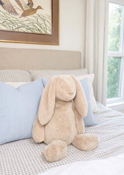 Theo The Bunny Large Plush Pal: Taupe