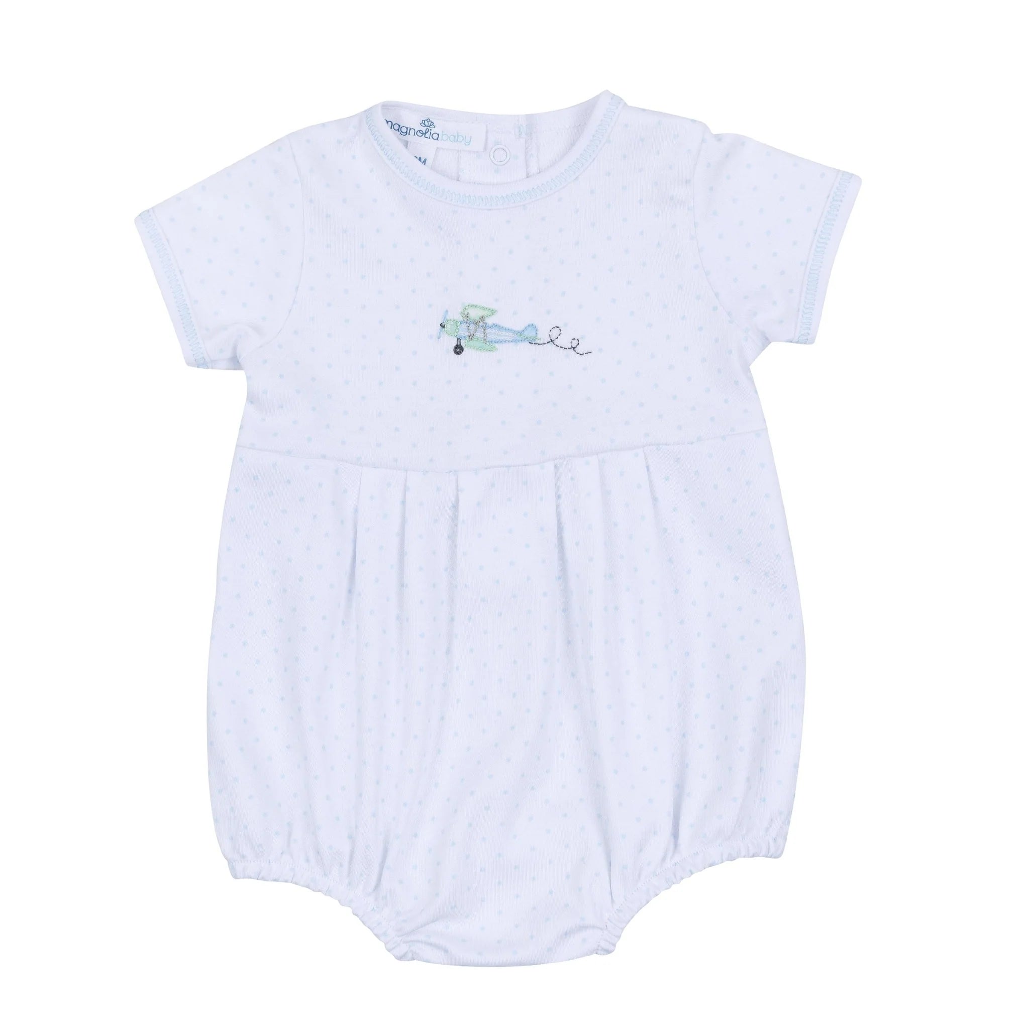 Take Flight Embroidered Boy Bubble