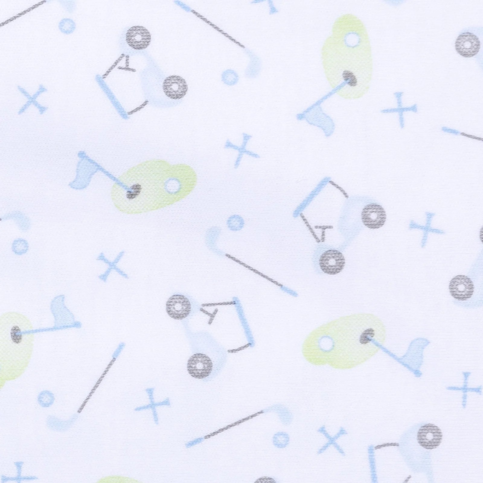 Tiny Tee Time Print Sleeveless Short Playsuit