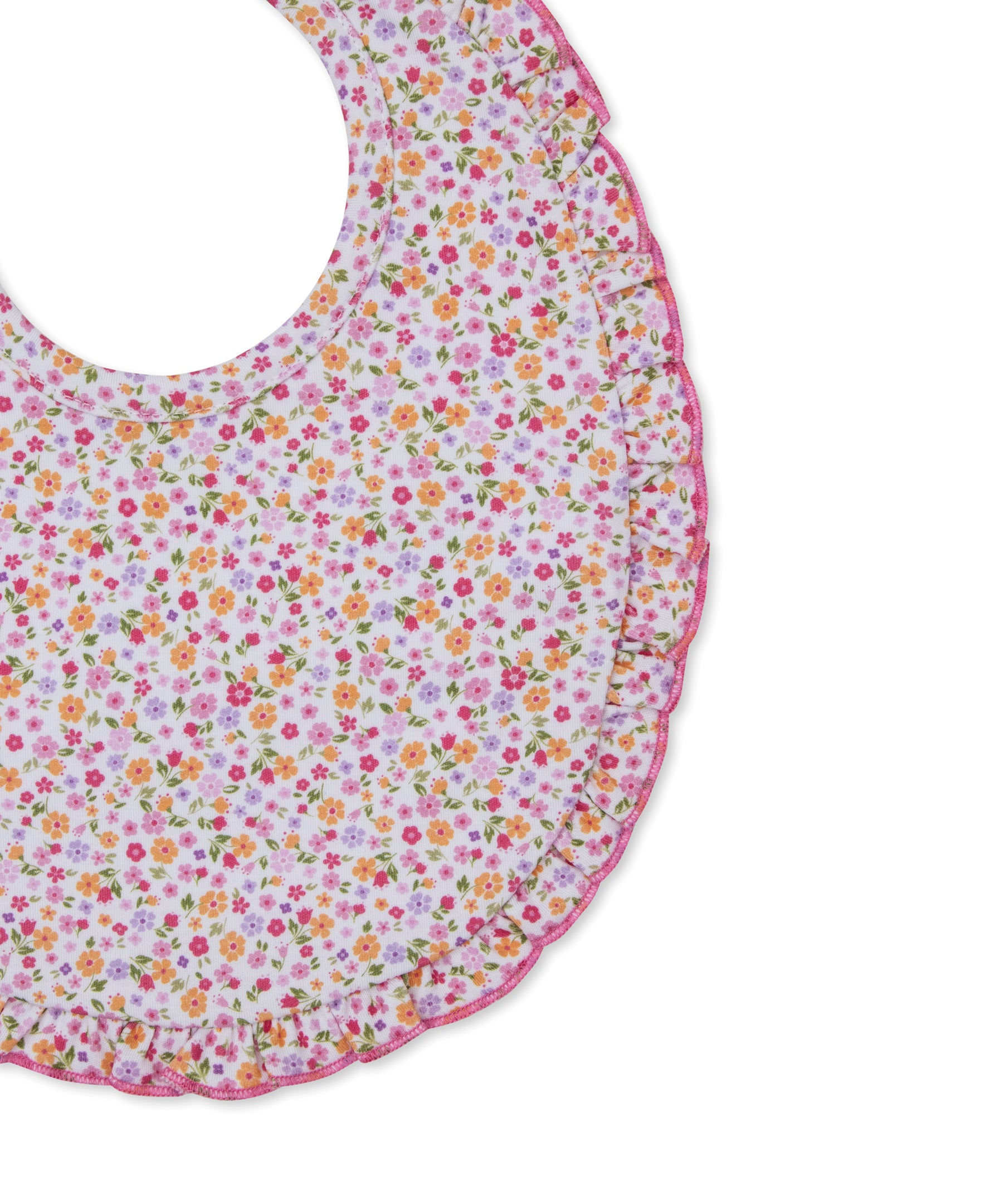 Blossoming Bows Ruffle Bib