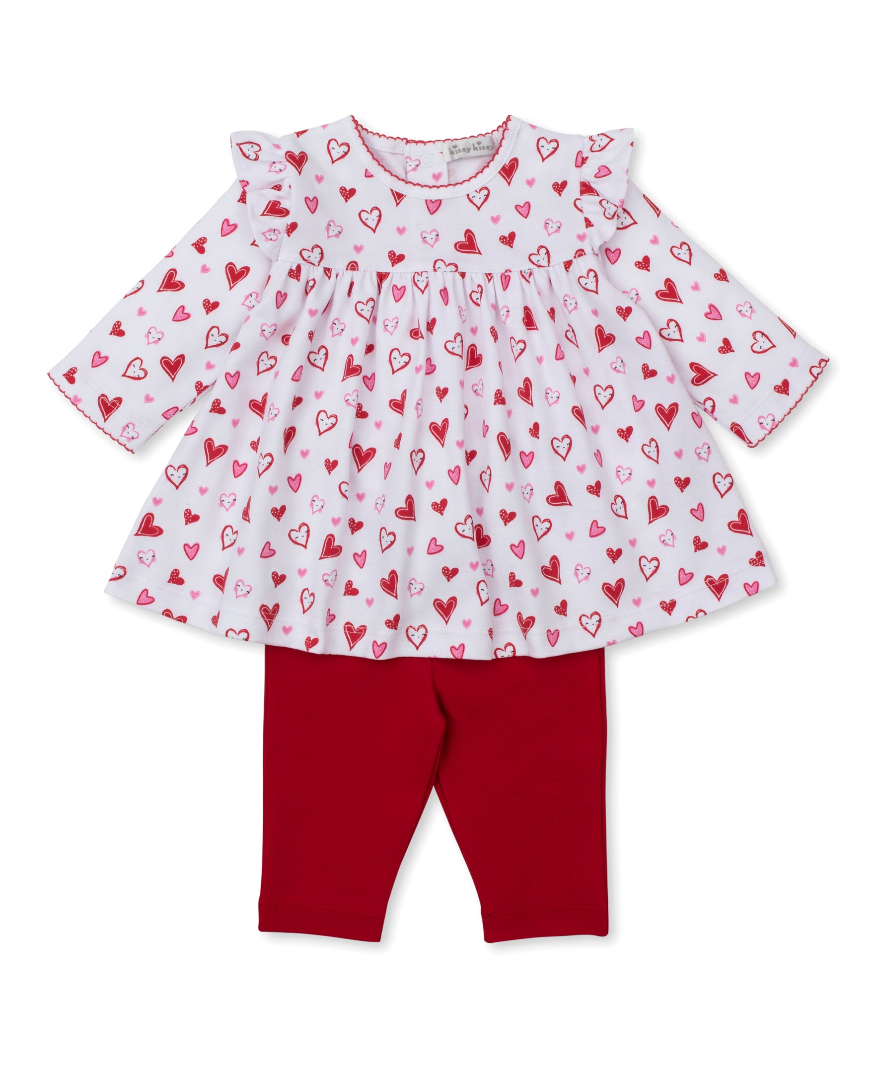 Hearts Galore Legging & Dress Set