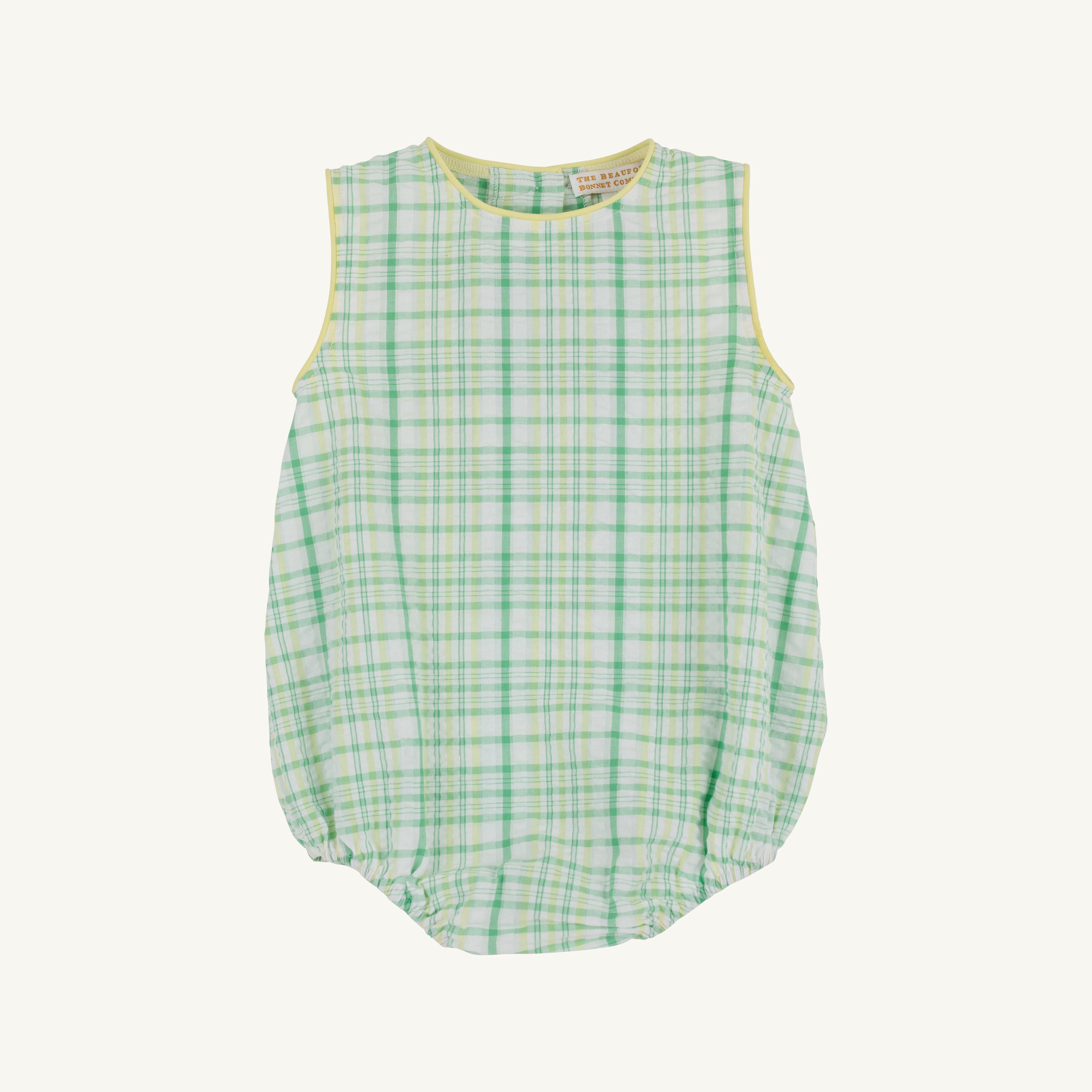 TBBC Benjamin Bubble: Gibson Island Green and Lake Worth Yellow Sewanee Seersucker/Lake Worth Yellow