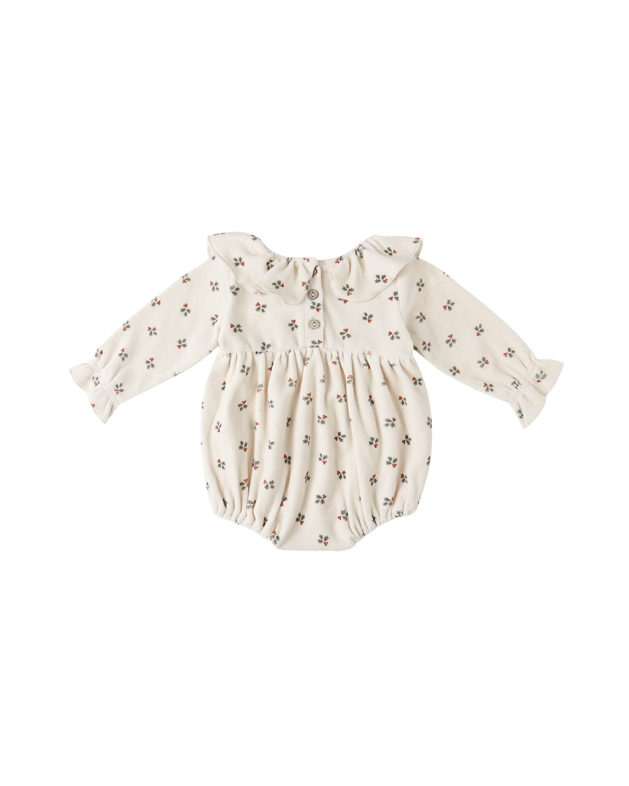 Wendy Romper: Holly Berry