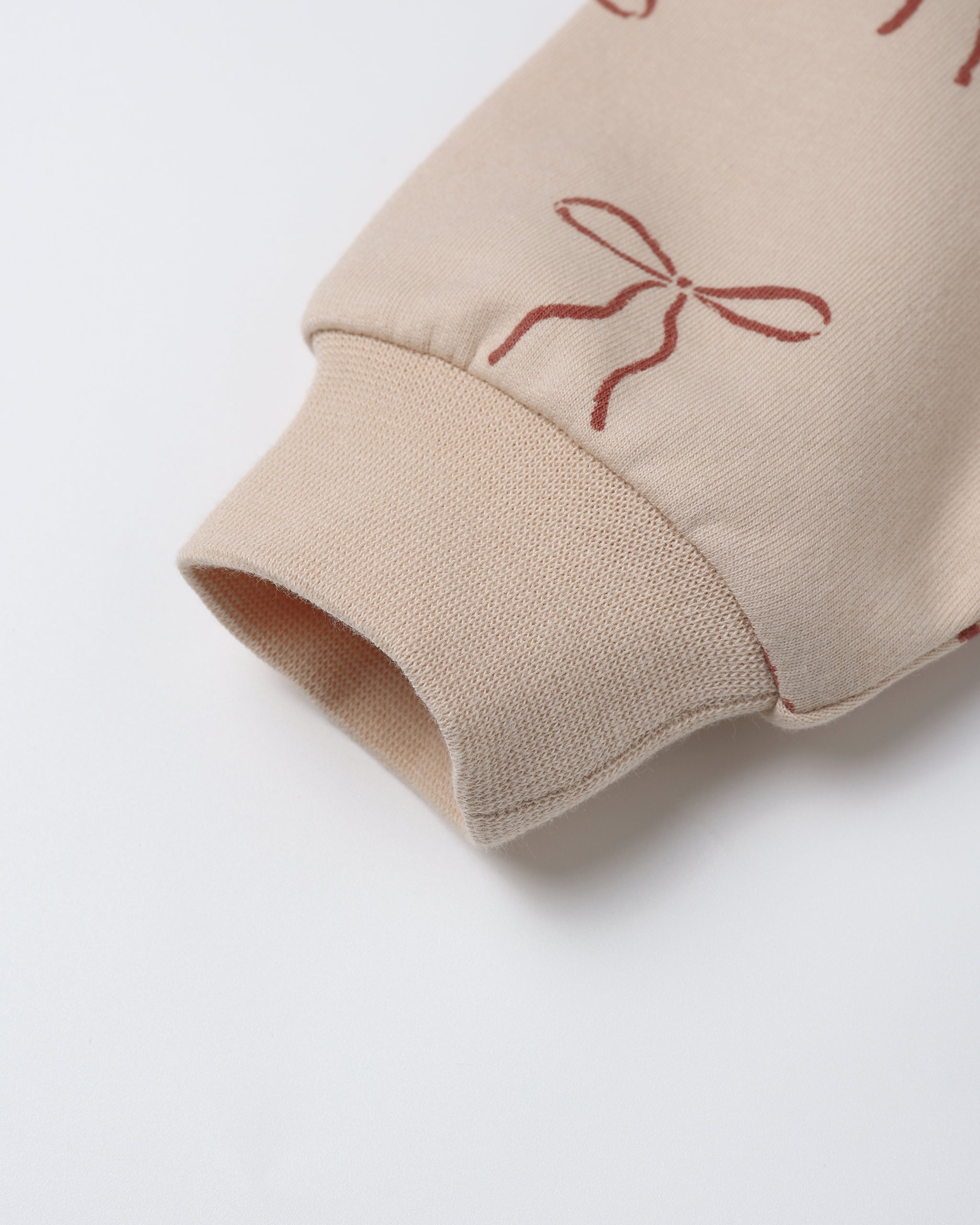 Red Bows Relaxed Fleece Sweatshirt