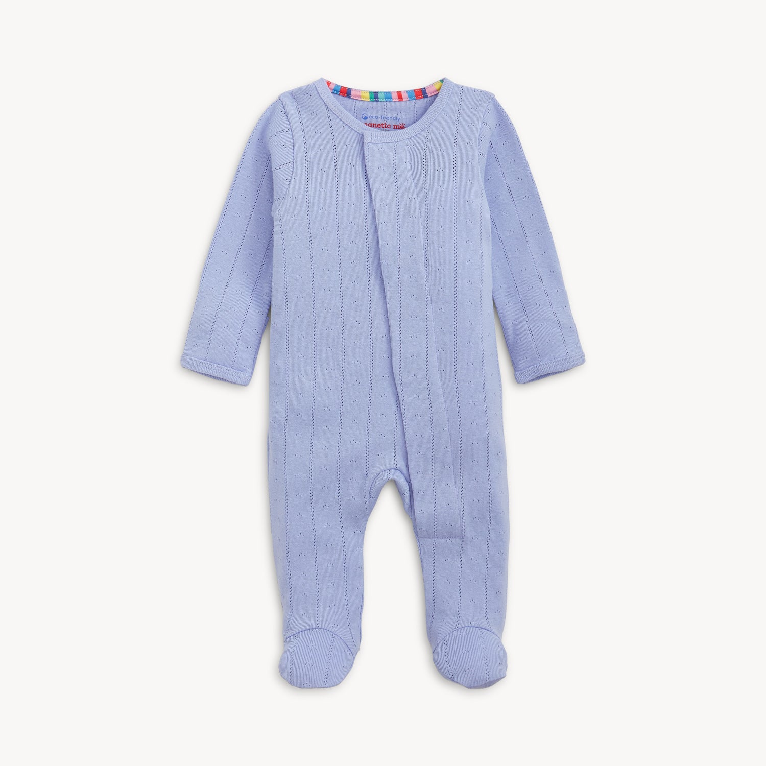 Wisteria Pointelle Magnetic Footie